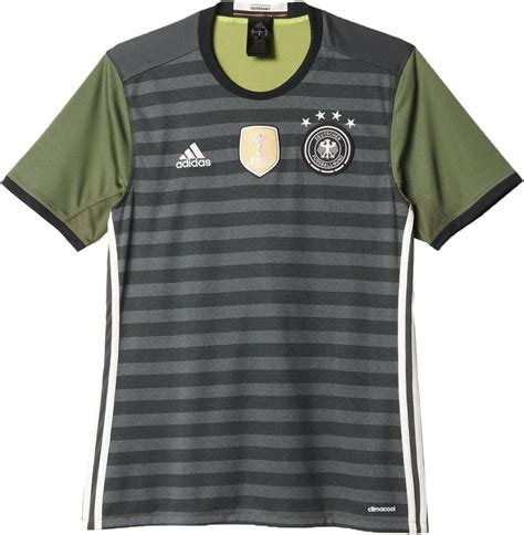 Adidas DFB Auswärtstrikot EM2016 grau weiß Grün Herren